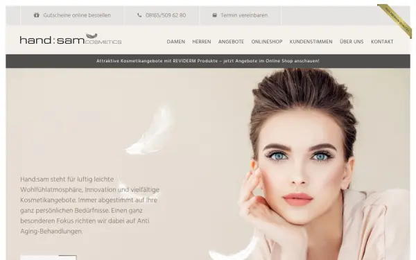 www.kosmetikstudio-handsam.de