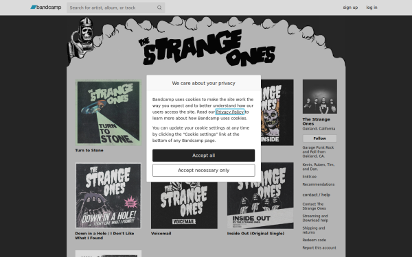 wearethestrangeones.bandcamp.com