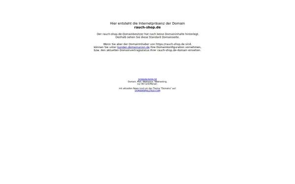 www.rauch-shop.de