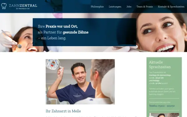 zahnzentral-melle.de