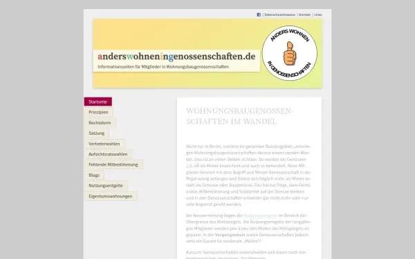 anderswohneningenossenschaften.de