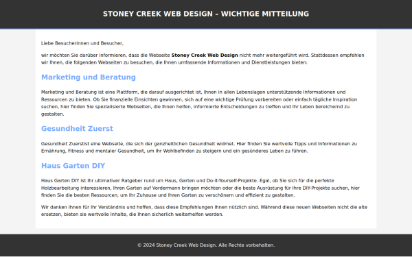 stoneycreekwebdesign.com