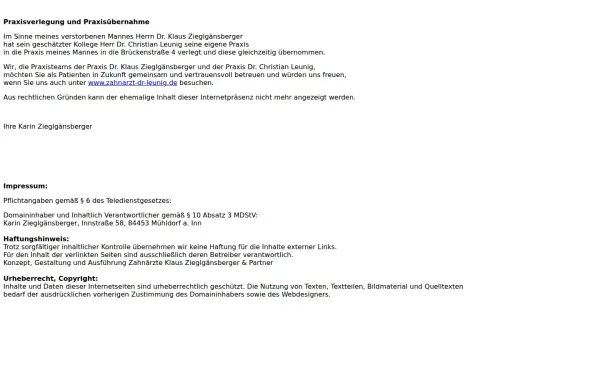 dr-zieglgaensberger.de
