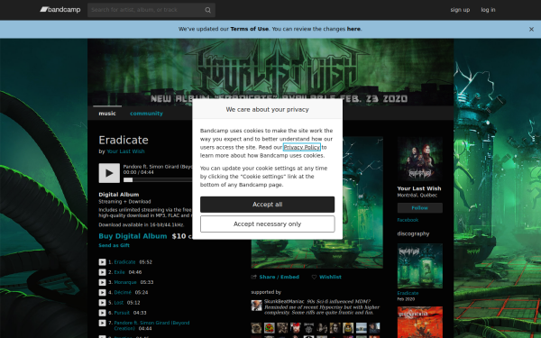 yourlastwish.bandcamp.com