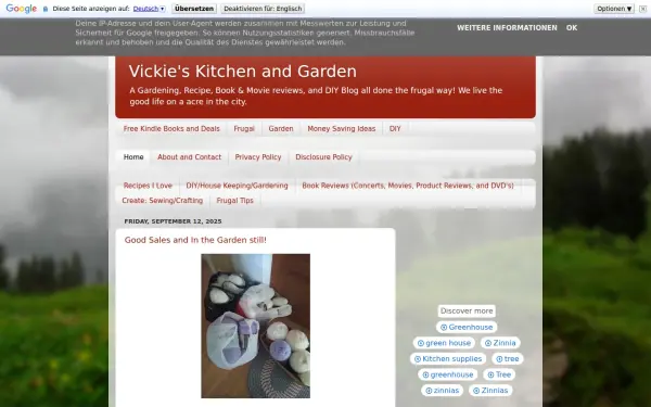www.vickieskitchenandgarden.com