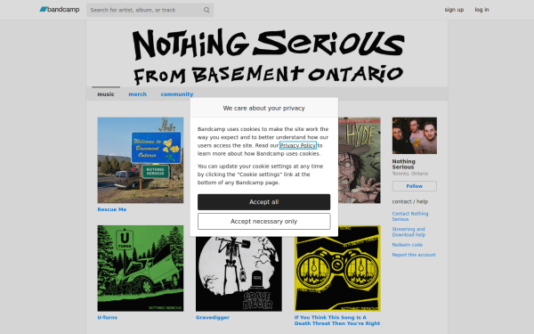 itsnothinserious.bandcamp.com