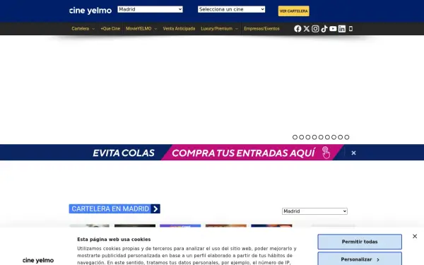 yelmocines.es