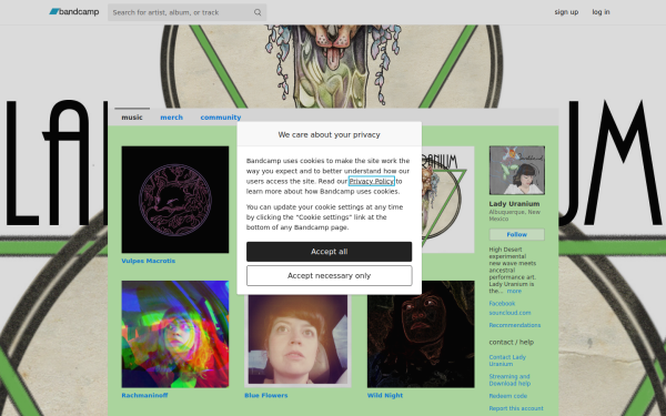 ladyuranium.bandcamp.com