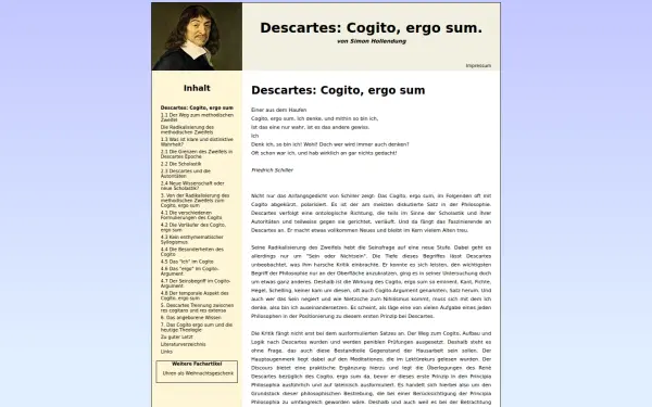 www.descartes-cogito-ergo-sum.de