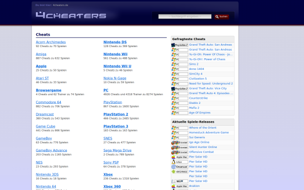 www.4cheaters.de