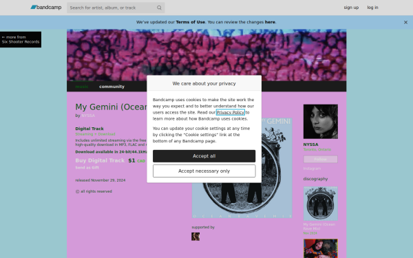 nyssa.bandcamp.com