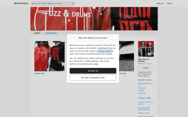 thefuzzanddrums.bandcamp.com