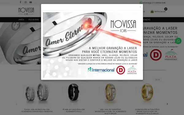 www.novissajoias.com.br