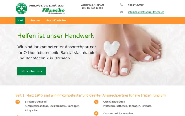 www.sanitaetshaus-iltzsche.de