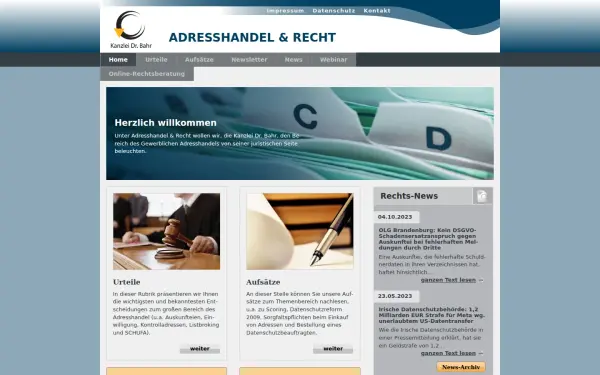 www.adresshandel-und-recht.de