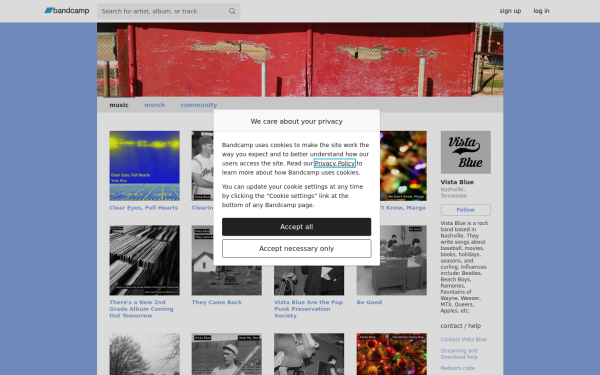 wearevistablue.bandcamp.com