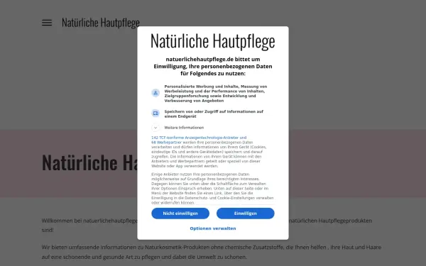 www.natuerlichehautpflege.de