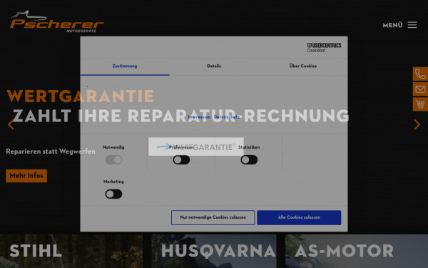 www.motorgeraete-pscherer.de