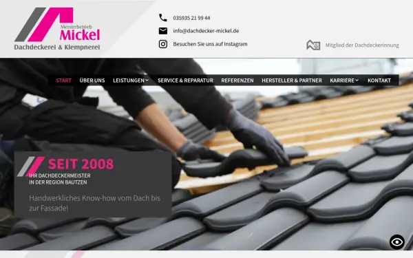 www.dachdecker-mickel.de