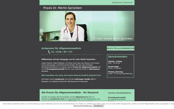 arztpraxis-merlin-spruenken.de