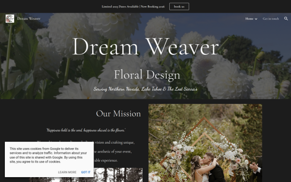 www.dreamweaverflorals.com