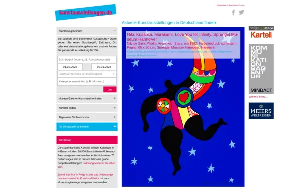 www.kunstausstellungen.de