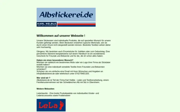 albstickerei.de