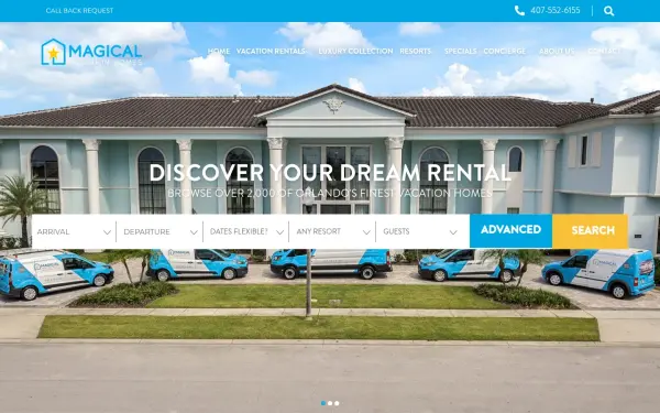 www.magicalvacationhomes.com