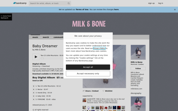 milkandbone.bandcamp.com