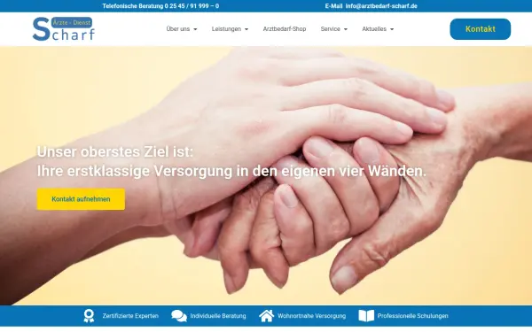 aerztedienst-scharf.de