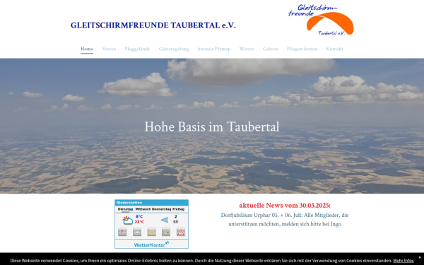 www.gleitschirmfreunde-taubertal.de