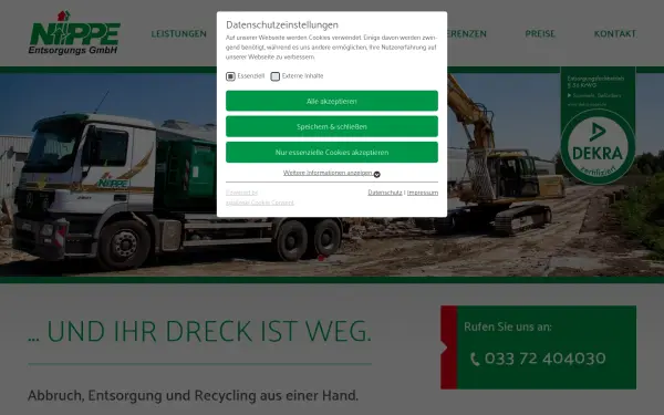www.nippe-entsorgung-jueterbog.de