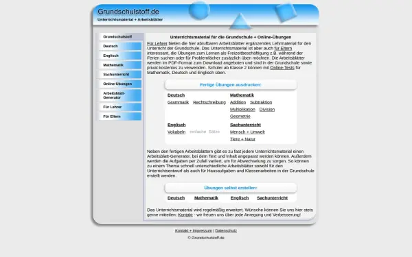www.grundschulstoff.de