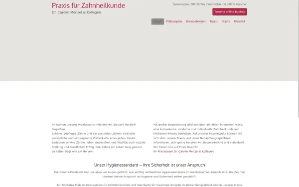 www.zahnarztmenzel.de