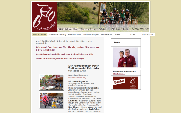 fahrradverleih-tress.de