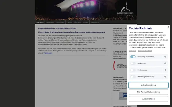 www.impresarioevents.de