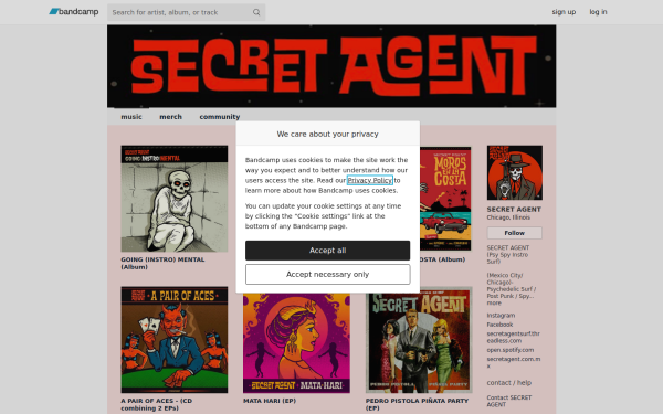 secretagent.bandcamp.com
