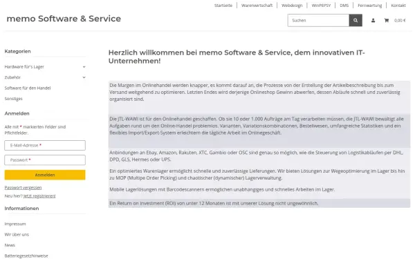 www.memo-software.de