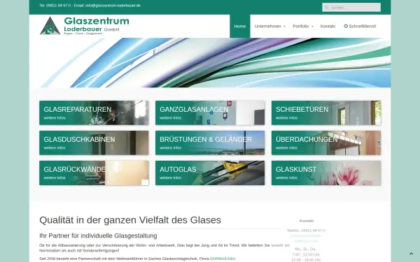 glaszentrum-loderbauer.de