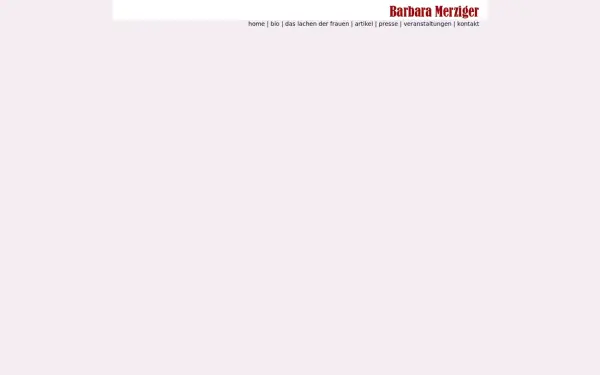 www.barbaramerziger.de