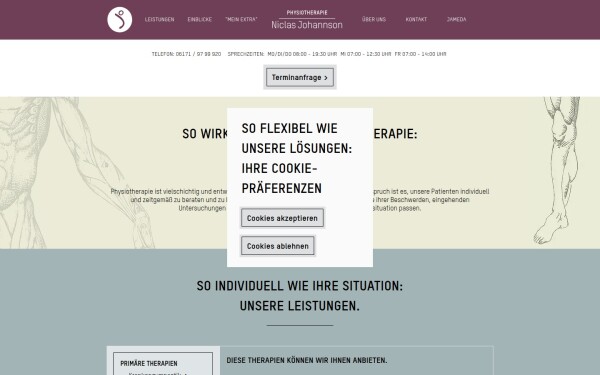 physiotherapie-johannson.de