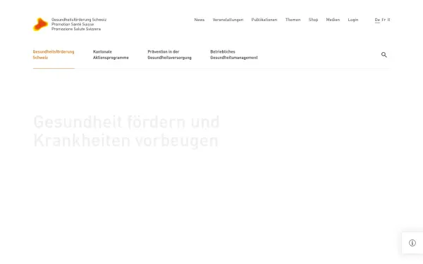 gesundheitsfoerderung.ch