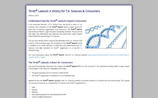 www.ta65lawsuit.com