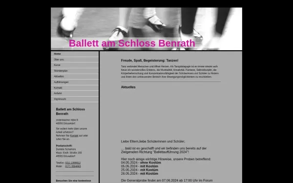 www.ballettamschlossbenrath.de
