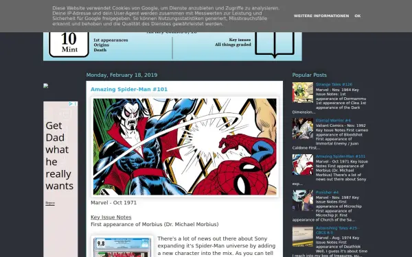 www.gradedkeycomics.com