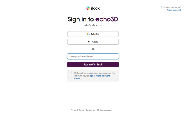 echo3d.slack.com