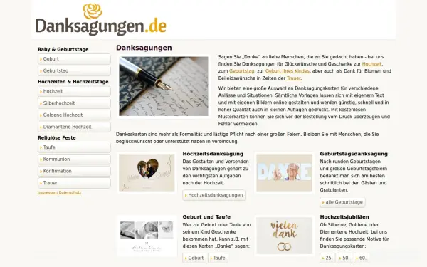 www.danksagungen.de