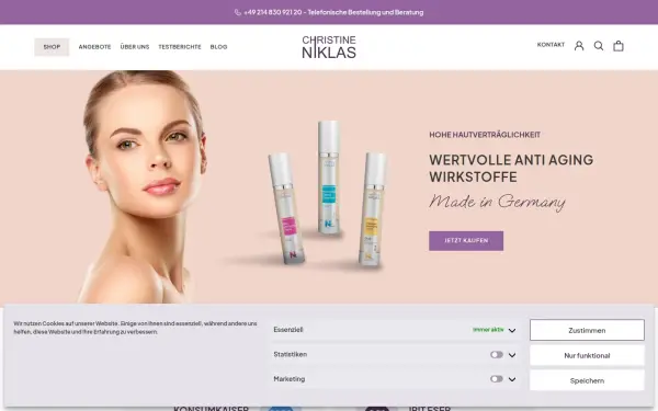 www.christine-niklas-kosmetik.de