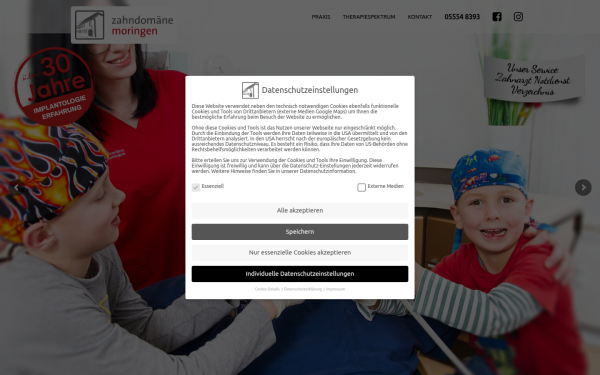 www.zahndomaene.de