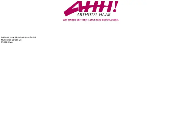 arthotel-haar.de